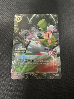 Disney Lorcana enchanted Mad Hatter - Unruly Eccentric 213/204 Archazia's Island - Image 1