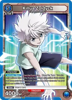 Union Arena Hunter X Hunter UEX04BT HTR-2-043 Killua Zoldyck SR - Image 1