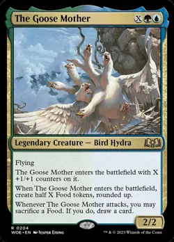NM-Mint, English MTG Regular The Goose Mother Wilds of Eldraine Magic the Gather - Image 1