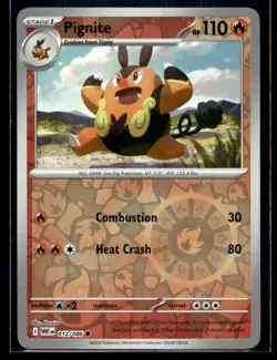 Pignite SV: White Flare 012/086 NM Pokemon TCG | Buy 10 Get 10 Free - Image 1