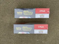 (2) Boxes Of Pokemon Surging Sparks ETB with Booster Bundle - Factory Sealed - Image 5