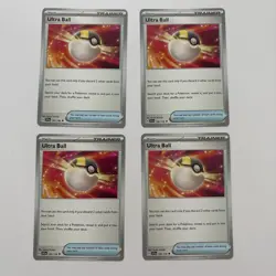 [4x Playset] Ultra Ball 196/198 SV01: Scarlet & Violet Base Set Pokemon TCG - Image 1