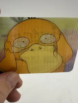 1998 Viz Promo Pokemon Card #Pika-0026d PSYDUCK Lenticular RARE LP Ungraded Nice - Image 3