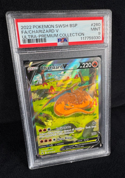 Pokemon Charizard V Ultra Premium Collection SWSH Black Star Promo #260 PSA 9 - Image 3
