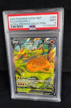 Pokemon Charizard V Ultra Premium Collection SWSH Black Star Promo #260 PSA 9 - Image 4