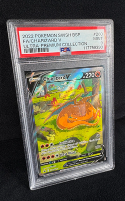 Pokemon Charizard V Ultra Premium Collection SWSH Black Star Promo #260 PSA 9 - Image 5