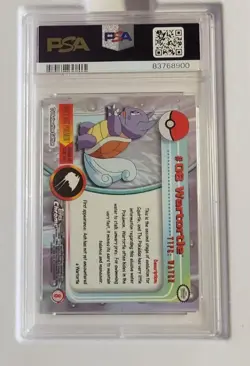 2000 Topps CHROME Wartortle #8, PSA 9, Pokemon TV - Image 2