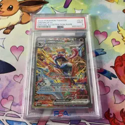 PSA 9 MINT Greninja ex SIR Scarlet & Violet Twilight Masquerade 214/167 Pokemon - Image 2