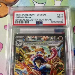PSA 9 MINT Greninja ex SIR Scarlet & Violet Twilight Masquerade 214/167 Pokemon - Image 4