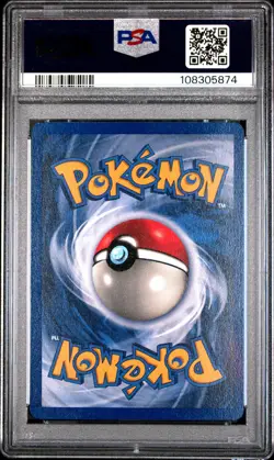 1999 POKEMON GAME 1ST ED #8 MACHAMP-HOLO PSA 8 - Image 2