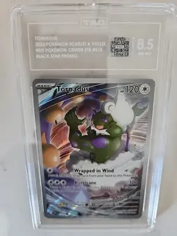 Pokemon TCG 2025 White Flare Tornadus PC ETB 210 Black Star Promo TAG 8.5 - Image 3