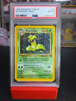 1999 POKEMON TCG JUNGLE #14 VICTREEBEL HOLO PSA 6 EX-MT - Image 1