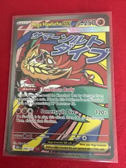 Mega Hawlucha ex 268/217 (NM) - ME: Ascended Heroes - Mega Attack Rare - Pokemon - Image 1