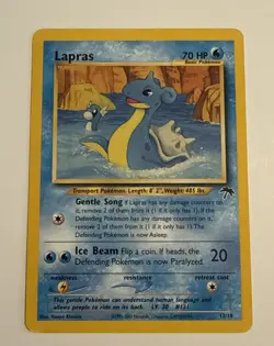 Lapras 12/18 Southern Islands Pokemon English RARE Excellent LP Condition 🔥 - Image 1