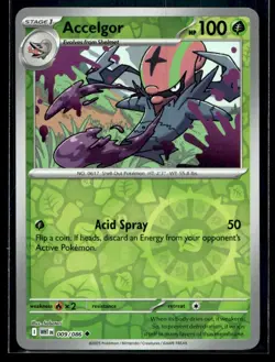 Accelgor SV: White Flare 009/086 NM Pokemon TCG | Buy 10 Get 10 Free - Image 1