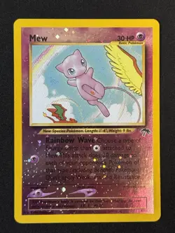 Pokemon TCG Mew 1/18 Southern Islands Promo Reverse Holo LP+ - Image 1