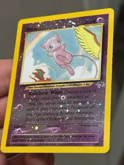 Pokemon TCG Mew 1/18 Southern Islands Promo Reverse Holo LP+ - Image 4