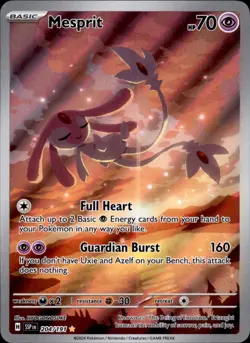 Mesprit - 204/191 Holo - Pokemon SV08: Surging Sparks - NM - Image 1