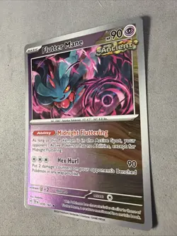 Pokemon TCG * SV Temporal Force * 78/162 Flutter Mane REVERSE HOLO Rare * NM - Image 2