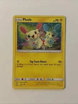 Plusle 33/73 NM Shining Legends Pokemon Sun & Moon SM - Image 1