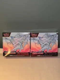 Pokemon TCG: Chaos Rising Pokemon Center Elite Trainer Box PKC ETB x2 Ships Fast - Image 1