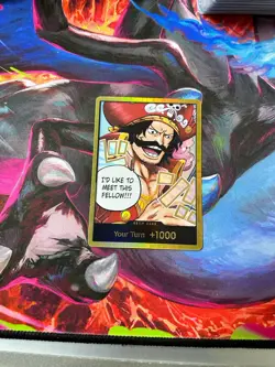 Don Card Gol.D.Roger Gold Frame OP13 Carrying On His Will One Piece - Image 1