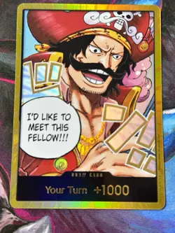 Don Card Gol.D.Roger Gold Frame OP13 Carrying On His Will One Piece - Image 2