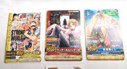Vtg 2009 One Piece Strong World Movie Promo - 1 Loose/opened PACK - NM - Image 2