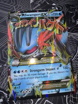 JUMBO/OVERSIZED M Swampert EX XY87 (Black Star Promo Card) NM/LP - Image 1