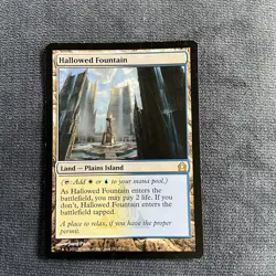MTG - Hallowed Fountain - Return To Ravnica - MP MAGIC CARD - Image 1