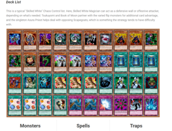 Yugioh: Chaos Control Goat Deck - Complete 40 Card Main Deck - Image 2