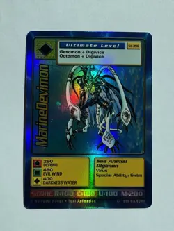MarineDevimon St-39S Bandai Digimon Holo Vintage Card - Image 2