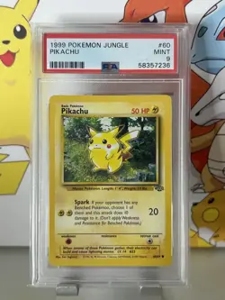🔹PSA 9 MINT🔹Pikachu 60/64🔸Jungle Set 1999 WOC Pokemon TCG English Card - Image 1