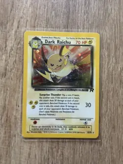Dark Raichu 83/82 Team Rocket Holo Secret Rare Pokemon Card - Image 1