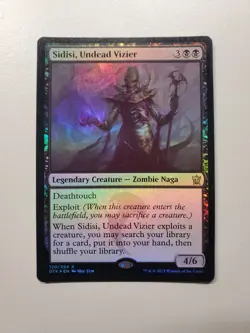 MTG Magic FOIL Sidisi, Undead Vizier Dragons of Tarkir LP - Image 1