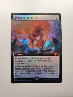 MTG Magic FOIL Portal to Phyrexia 365 (Extended Art) The Brothers' War NM - Image 1