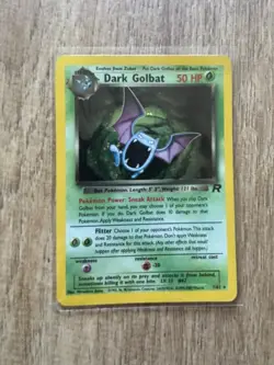 Pokemon Card Team Rocket Set Holo Dark Golbat 7/82 WOTC - Image 1