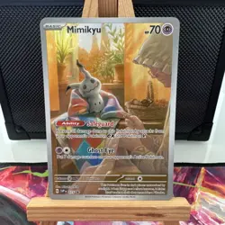 Mimikyu SVP075 Paldean Fates Black Star Promo Pokemon Card - Image 1