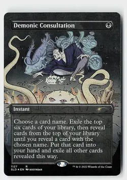 Demonic Consultation Foil R Secret Lair Drop Series 1127 NM - Image 1