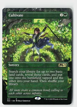 Cultivate (Alternate Art) R Core Set 2021 317 NM - Image 1