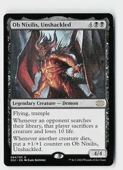 Ob Nixilis, Unshackled R Double Masters 2022 84 NM - Image 1