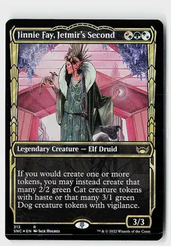 Jinnie Fay, Jetmir's Second (Showcase) Foil R Streets of New Capenna 313 NM - Image 1