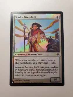 MTG Magic FOIL Soul's Attendant The List LP - Image 1