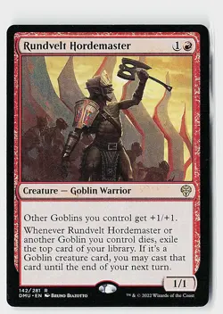 Rundvelt Hordemaster R Dominaria United 142 LP - Image 1