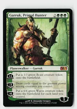 Garruk, Primal Hunter M Magic 2012 (M12) 174 NM - Image 1