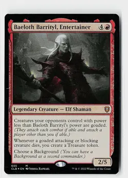 Baeloth Barrityl, Entertainer Foil M Commander Legends: Battle for Baldur's Gate - Image 1