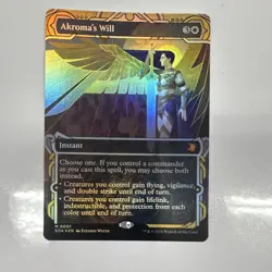Akroma's Will Foil Borderless M 0001 MTG Mystical Archive Mythic White EN - Image 1