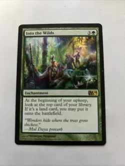 MTG Magic the Gathering Into the Wilds (180/262) Magic 2014 LP - Image 1