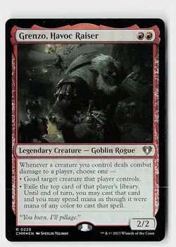 Grenzo, Havoc Raiser Foil R Commander Masters 228 NM - Image 1