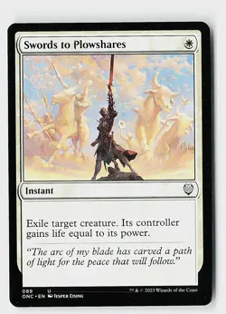 Swords to Plowshares U Commander: Phyrexia: All Will Be One 89 NM - Image 1